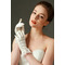 Gants de mariage Dentelle Court Printemps Moderne Dentelle Doigt entier - Page 1