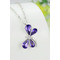 Libellule Femmes Cristal violet Argent Fourniture En Gros Collier et Pendentif - Page 3