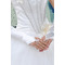 Gants de mariage Cérémonie Longue Romantique Hiver Perle blanc - Page 1
