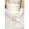 Gants de mariage Nœud à Boucles Ivoire Chapelle Spandex Longue - Page 1