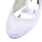 Chaussures de mariage à talons épais en dentelle blanche bout rond chaussures de mariage à talons hauts chaussures de demoiselle d'honneur - Page 4