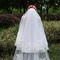 Nouveau voile à trois couches de dentelle en gros accessoires de mariage voile de queue de mariée - Page 2