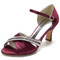 Chaussures de mariage papillon en satin côté talons aiguilles creux talons aiguilles vertes - Page 10