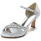 Chaussures de mariage papillon en satin côté talons aiguilles creux talons aiguilles vertes - Page 3