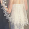 Simple couche avec peigne à cheveux voile voile de dentelle soluble dans l'eau robe de mariée accessoires voile - Page 3