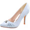Chaussures de mariage pointues féminines mode chaussures à talons hauts en satin strass - Page 8
