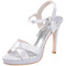 Croix haut de gamme personnalisé ceinture mince femmes sandales chaussures de mariage en satin chaussures de banquet - Page 2