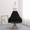 Black chiffon underskirt, bridal long crinoline, cosplay prom dress chiffon underskirt, puffy skirt, Lolita midi skirt - Page 4