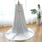 Châle de mariage longue cape de mariée veste capuche en satin de couleur - Page 2