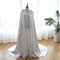 Châle de mariage longue cape de mariée veste capuche en satin de couleur - Page 1