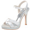Croix haut de gamme personnalisé ceinture mince femmes sandales chaussures de mariage en satin chaussures de banquet - Page 7