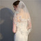 Mariée courte voile avec peigne voile délicat dentelle dentelle voile accessoires de mariage - Page 1