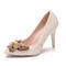 9CM perle noeud talons hauts talons aiguilles pointe chaussures de soirée - Page 4