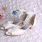 Chaussures de mariage de ruban de strass chaussures de banquet de bouche de poisson chaussures de demoiselle d'honneur rouges - Page 1