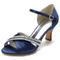 Chaussures de mariage papillon en satin côté talons aiguilles creux talons aiguilles vertes - Page 12