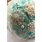 Plein de perle de diamant bricolage main tenant des fleurs avec bouquet de fleurs ruban pour la mariée. - Page 1