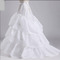 robe de mariée jupon traînant jupon à volants taille élastique église de mariage grand jupon traînant - Page 5