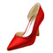 Chaussures habillées de banquet en satin rouge à talons aiguilles pointus - Page 2