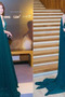 Robe de soirée Haut Bas A-ligne Traîne Courte Appliquer Naturel taille - Page 2