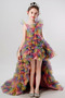 Robe de fille de fleur Manquant Une épaule Asymétrique Tulle - Page 3