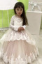 Robe de fille de fleur Longueur de plancher Manche Aérienne Médium - Page 1