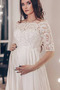 Robe de mariée Taille haute Grossesse Rosée épaule Cérémonial - Page 3