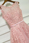Robe de demoiselle d'honneur Longueur de plancher Col U Profond - Page 3