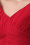Robe de demoiselle d'honneur Col en V Foncé Mi-longues Plissé - Page 7