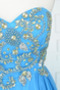Robe de bal Dos nu Ballon Naturel taille Scintillait Perle Turquoise - Page 6