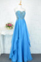 Robe de bal Dos nu Ballon Naturel taille Scintillait Perle Turquoise - Page 1