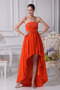 Robe de bal Festin Sans Manches Haut Bas Sans courroies Mousseline - Page 1