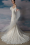 Robe de mariée Sans courroies Longue Laçage Dentelle Naturel taille - Page 3
