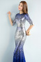 Robe de bal Fourreau Pailleté Longueur Cheville Manche Demi Automne - Page 4