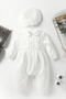 Robe de fille de fleur Un Costume Hiver Longueur Cheville Taffetas - Page 1