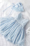 Robe de fille de fleur Dentelle Dentelle Vacances A-ligne Sans Manches - Page 10