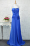 Robe de demoiselle d'honneur Vintage Dos nu Corsage plissé Train de petit - Page 1