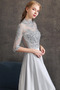 Robe de soirée Col haut Éternel Trou De Serrure a ligne 3/4 Manche - Page 5