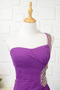 Robe de bal Ruché Traîne Courte Dos nu Été Fourreau plissé Près du corps - Page 4