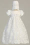 Robe de fille de fleur Princesse Satin élancé Bébé Fleurs Petit collier circulaire - Page 1