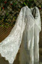 Robe de mariée Taille haute Appliquer Longueur de plancher Simple - Page 5