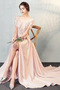 Robe de soirée Norme Traîne Courte Manche Aérienne Col Bateau - Page 4