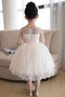 Robe de fille de fleur Dramatique Fermeture à glissière Couvert de Dentelle - Page 2