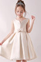 Robe de fille de fleur Sans Manches Norme Satin Nœud à Boucles - Page 1