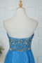 Robe de bal Dos nu Ballon Naturel taille Scintillait Perle Turquoise - Page 5