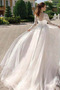 Robe de mariée Laçage Romantique Petit collier circulaire Traîne Courte - Page 2