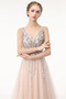 Robe de bal Tulle Perle Traîne Courte Dos nu Printemps Naturel taille - Page 4