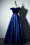 Robe de bal Laçage Rosée épaule Poches Fête Sans Manches a ligne - Page 7