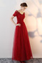 Robe de bal Tulle Médium Naturel taille Fête Rosée épaule Dentelle - Page 3