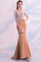 Robe de soirée Naturel taille Satin Traîne Courte Petites Tailles - Page 3