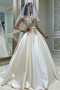 Robe de mariée Vintage Satin Manquant Printemps Laçage Naturel taille - Page 3